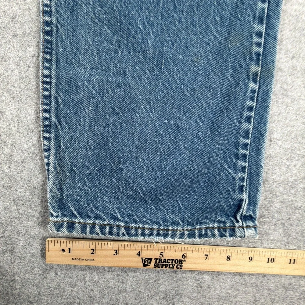 Levis 509 Jeans Vintage 80s Orange Tab Dark Blue Wash Size 42X30